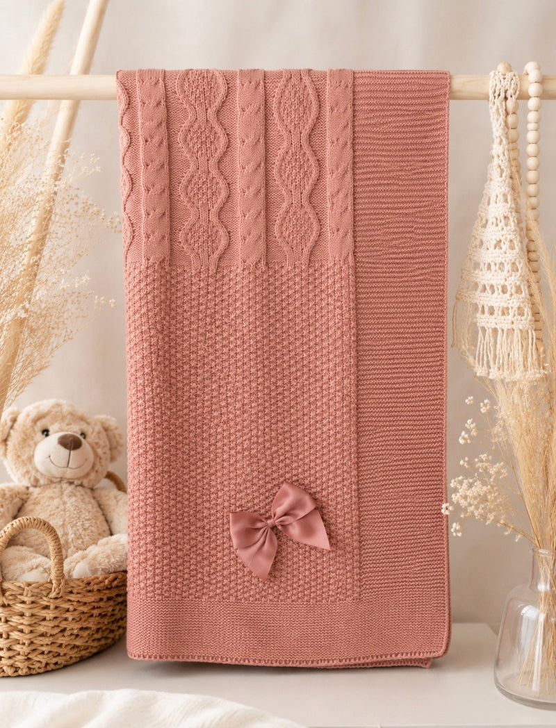 Couverture maille 90x120
